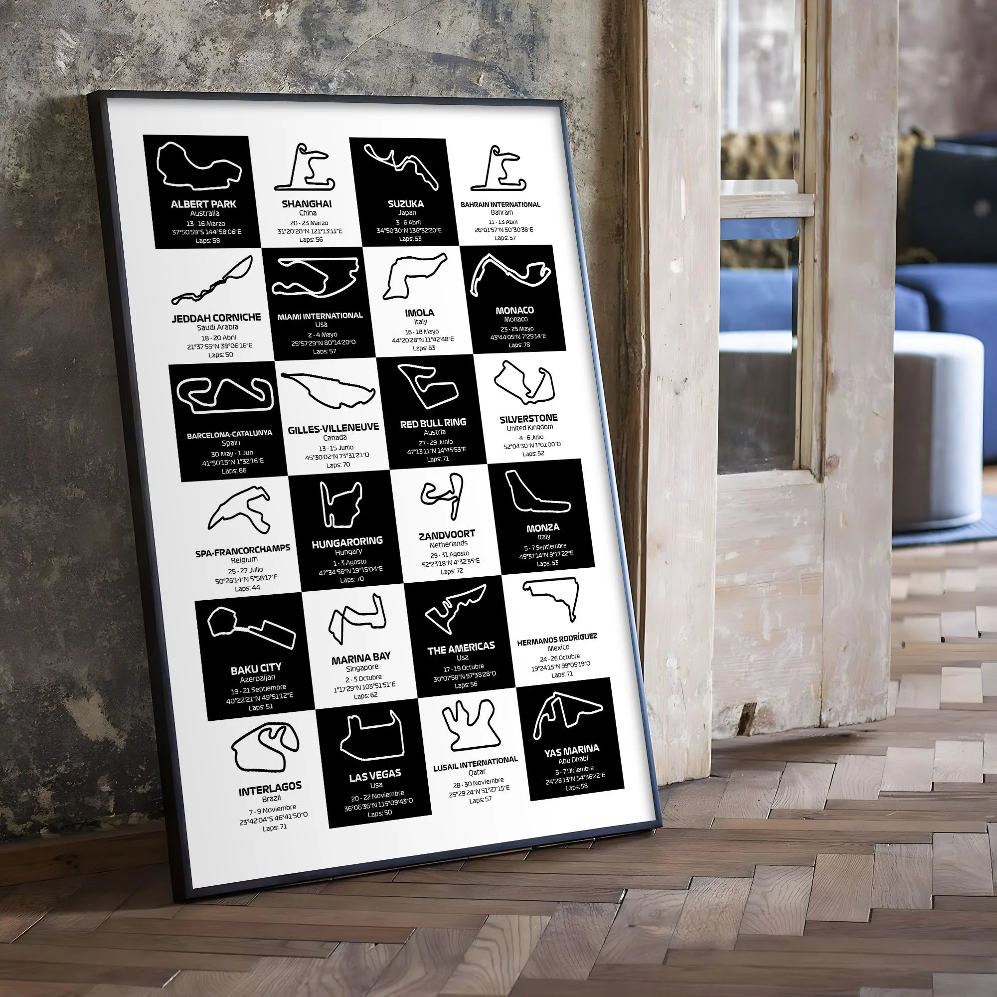 calendario2025-bandera-cuadros2-formula1-circuitos-f1-clasificacionf1-posicionesf1-monstaki-chile-cuadros-decorativos-para-living-dormitorio-moderno-deco-calendariof1