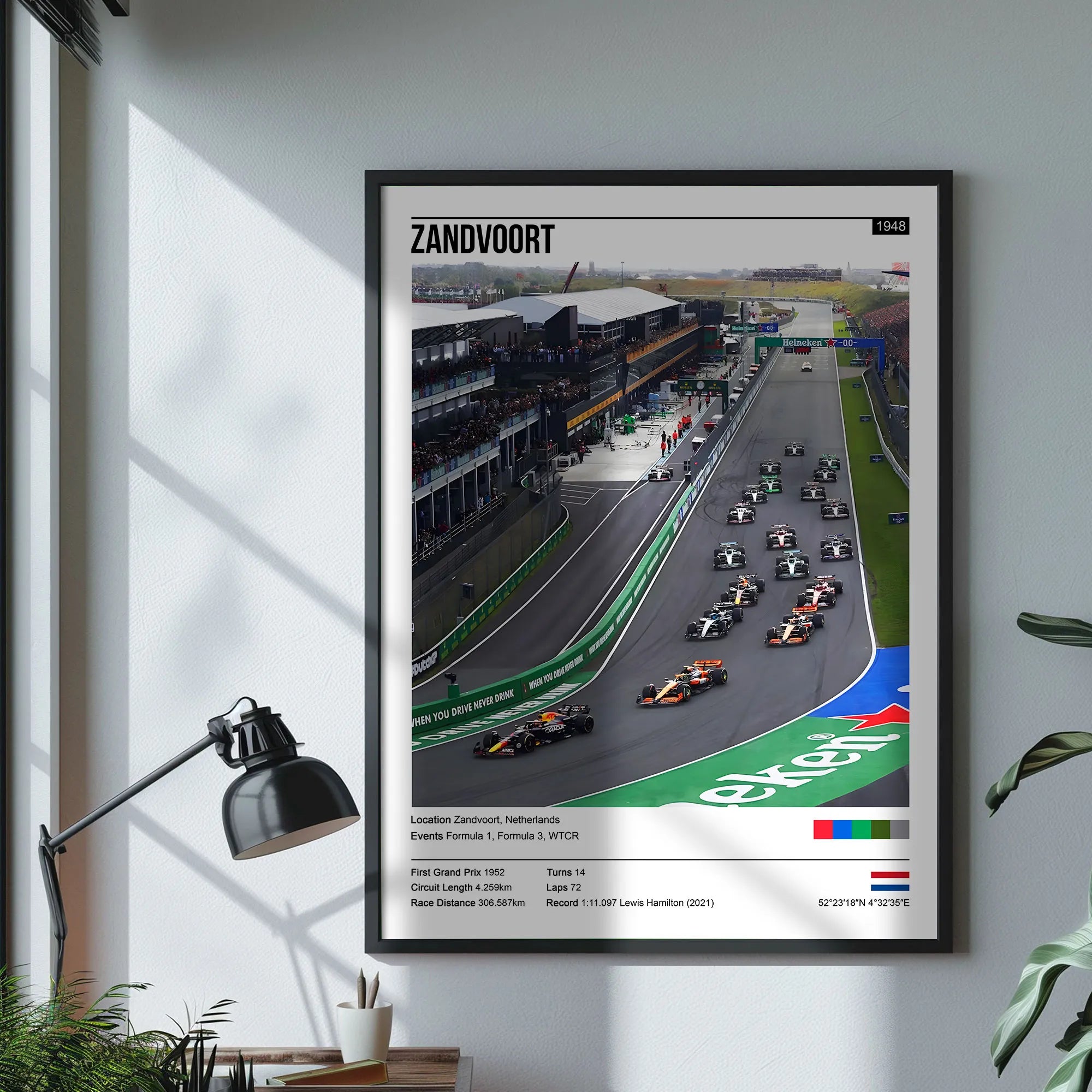 cuadro-Zandvoort-3-f1-formula1-formulaone-circuitosf1-cuadrosdecorativos-deco-motorsport-monstaki-chile-regalosf1