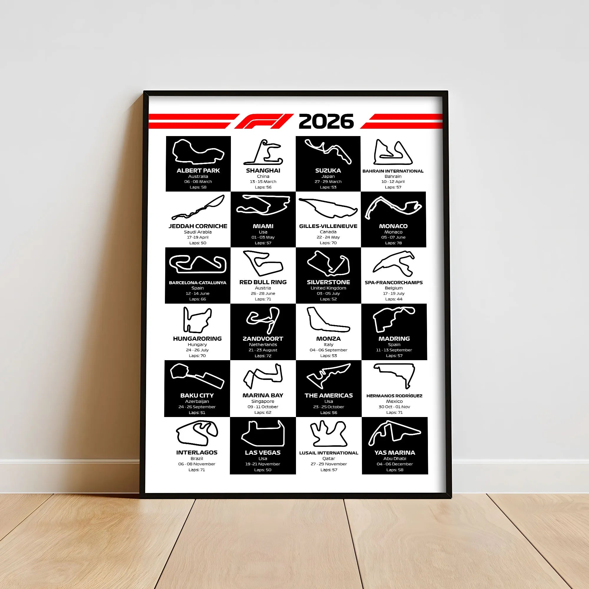 cuadro-calendario-f12026-3-formula12026-circuitos-f1-clasificacionf1-posicionesf1-monstaki-chile-cuadros-decorativos-monaco-spa-circuitomadring