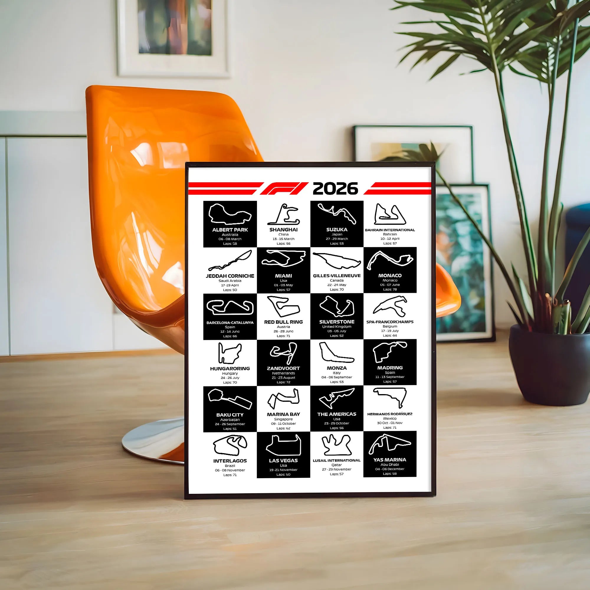 cuadro-calendario-f12026-4-formula12026-circuitos-f1-clasificacionf1-posicionesf1-monstaki-chile-cuadros-decorativos-monaco-spa-circuitomadring