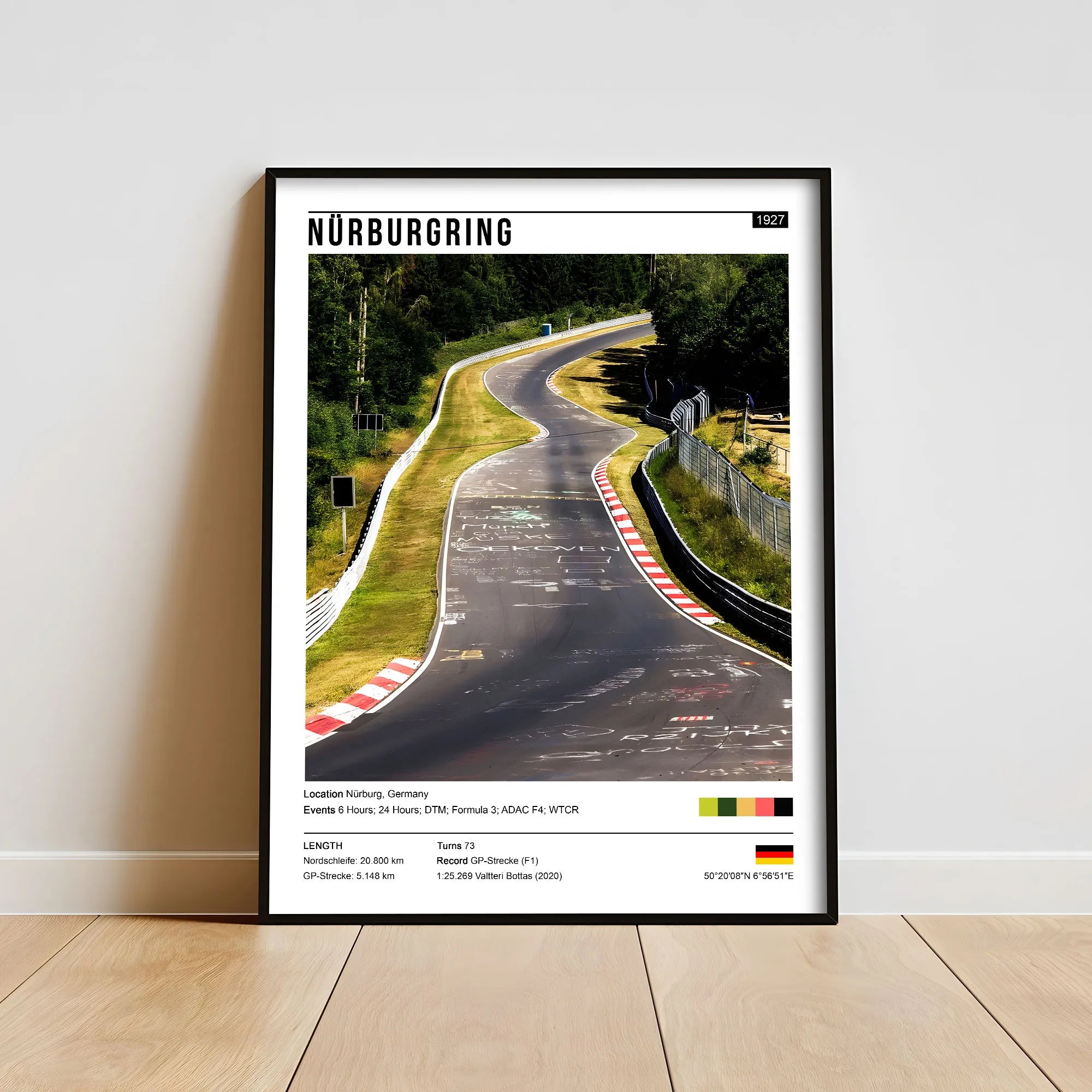 cuadro-nurburgring-Nordschleife-3-infierno-verde-greenhell-24horasdenurburgring-motorsport-chile-monstaki